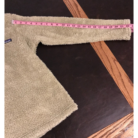 Patagonia Women's Los Gatos El Cap Khaki 1/4 Zip Fleece Pullover Top - Small - Picture 6 of 12